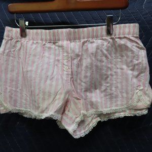 NEW Women's Victoria's Secret Striped Sleep Shorts